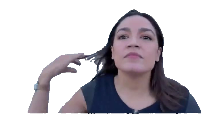 aoc-exasperated-then-smirking-on-woman-in-dark-dress