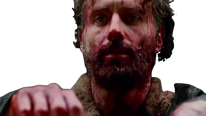 bloodied-rick-grimes-slumped-aga-bloodied-bearded-man