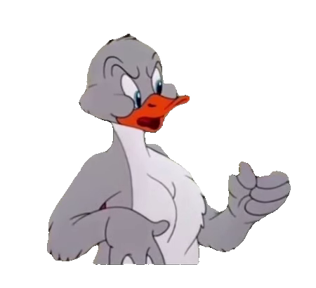 cartoon-duck-listening-to-chatte-grey-cartoon-duck