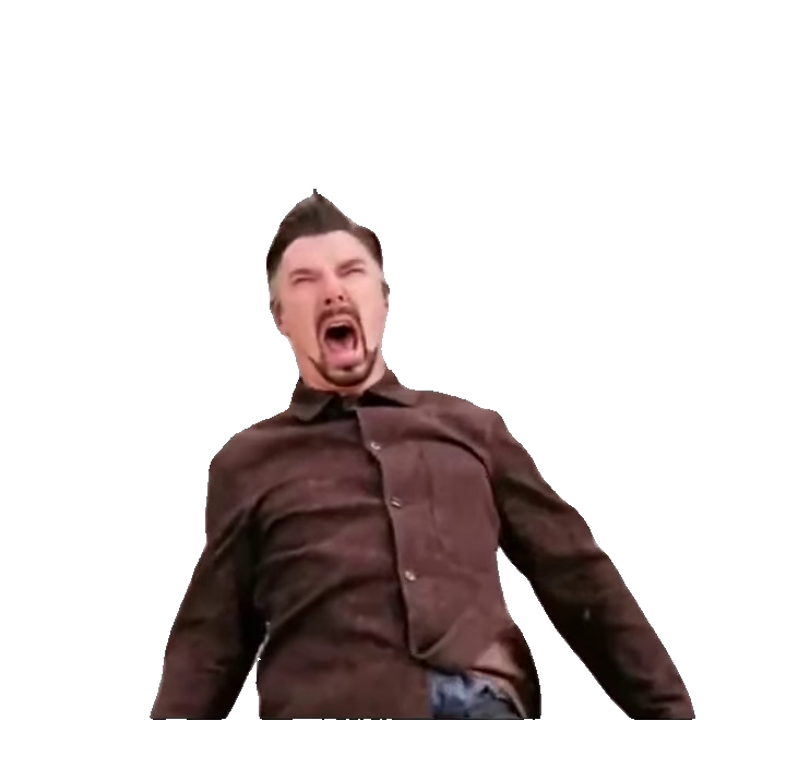 doctor-strange-third-eye-scream-man-in-brown-jacket
