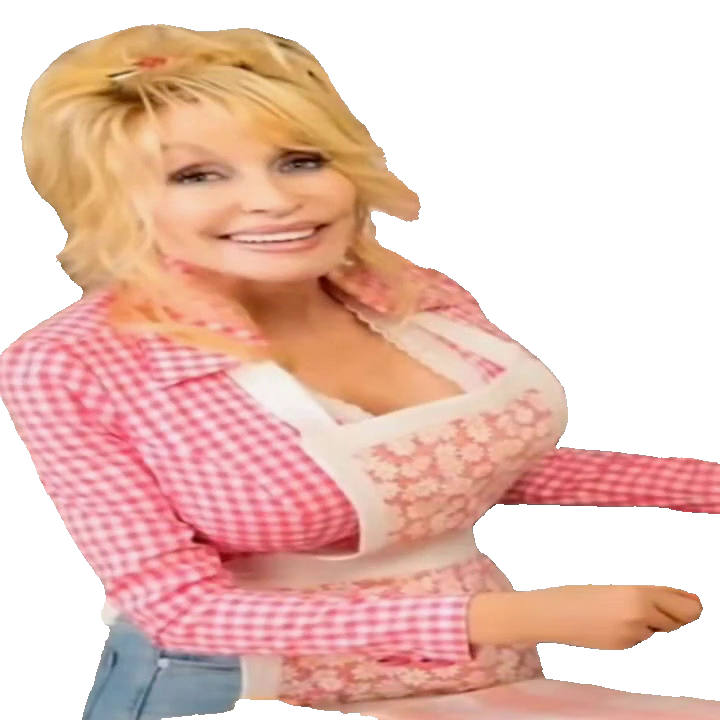 dolly-parton-smiling-in-kitchen-blonde-woman-in-pink-gin