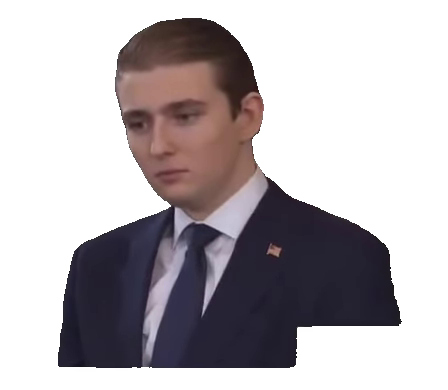 elon-thumbs-up-barron-unimpresse-tall-young-man-in-navy