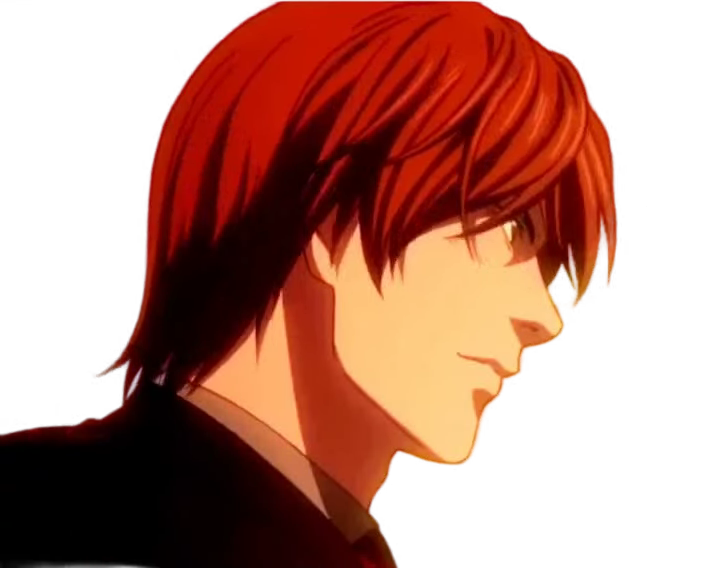 light-yagami-sunset-smirk-anime-boy-orange-hair