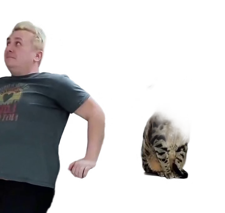 man-and-cat-staring-each-other-d-blond-man-in-grey-tee