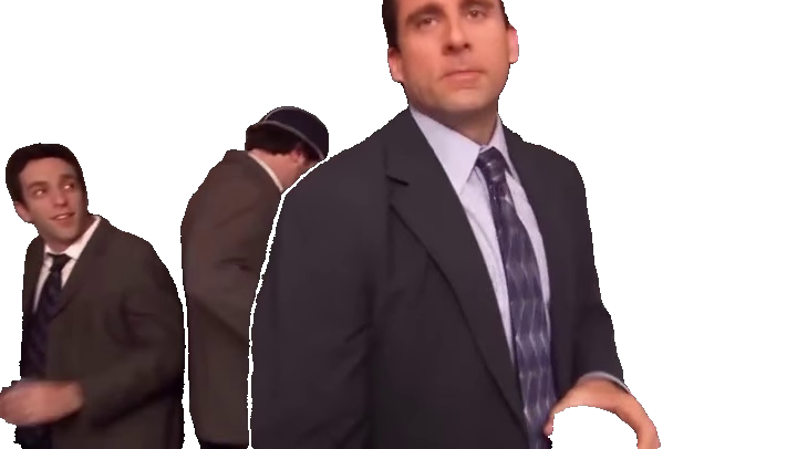 michael-scott-rapping-at-the-par-man-in-grey-suit