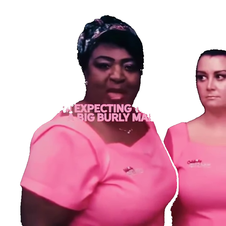 rustie-lee-big-burly-man-woman-in-pink-uniform